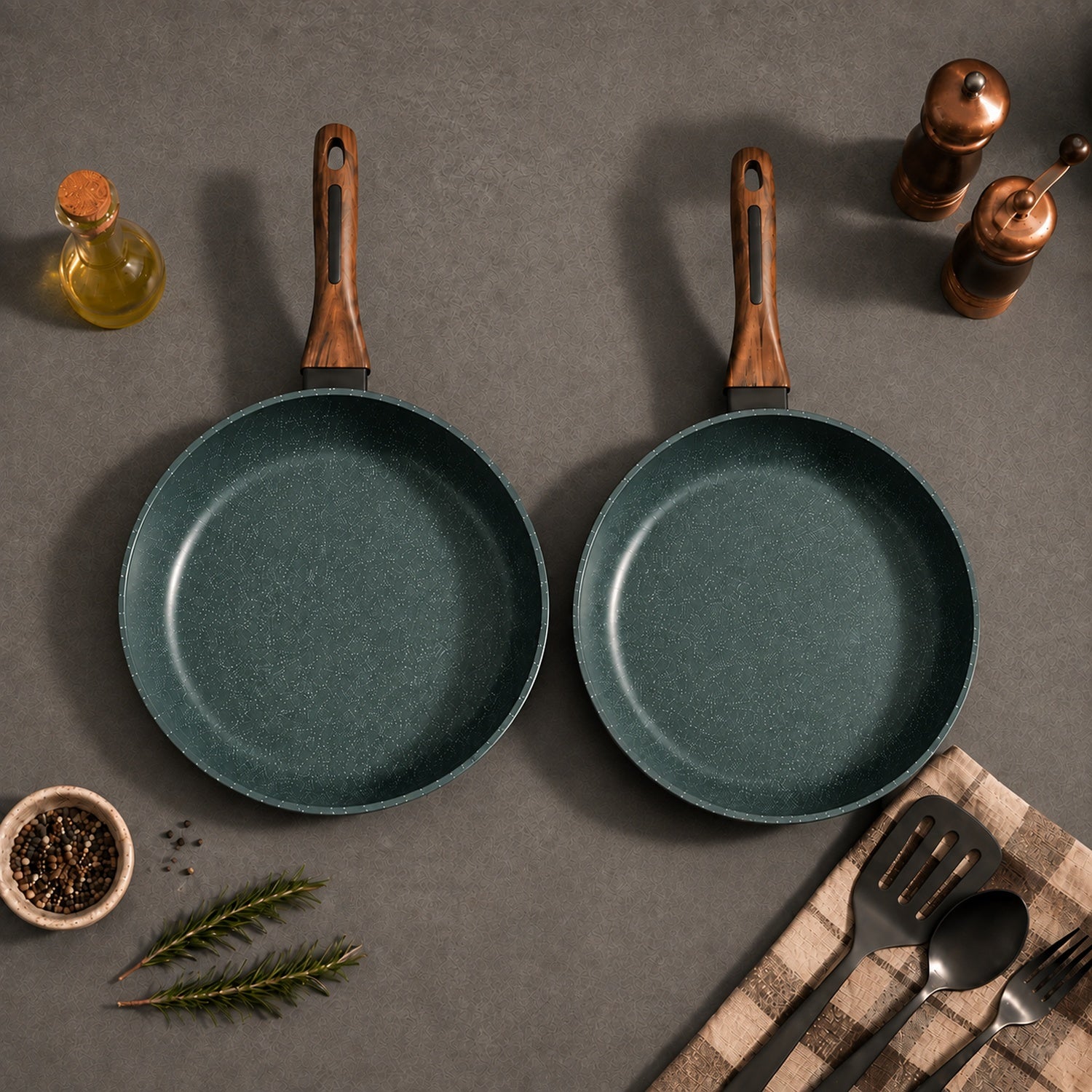 Sartén Antiadhrente Cuisine Pro Set Fissman